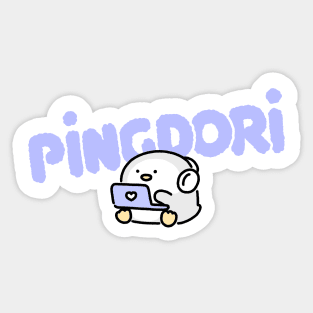 pingdori_laptop Sticker